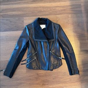 BCBGeneration Leather Moto Jacket